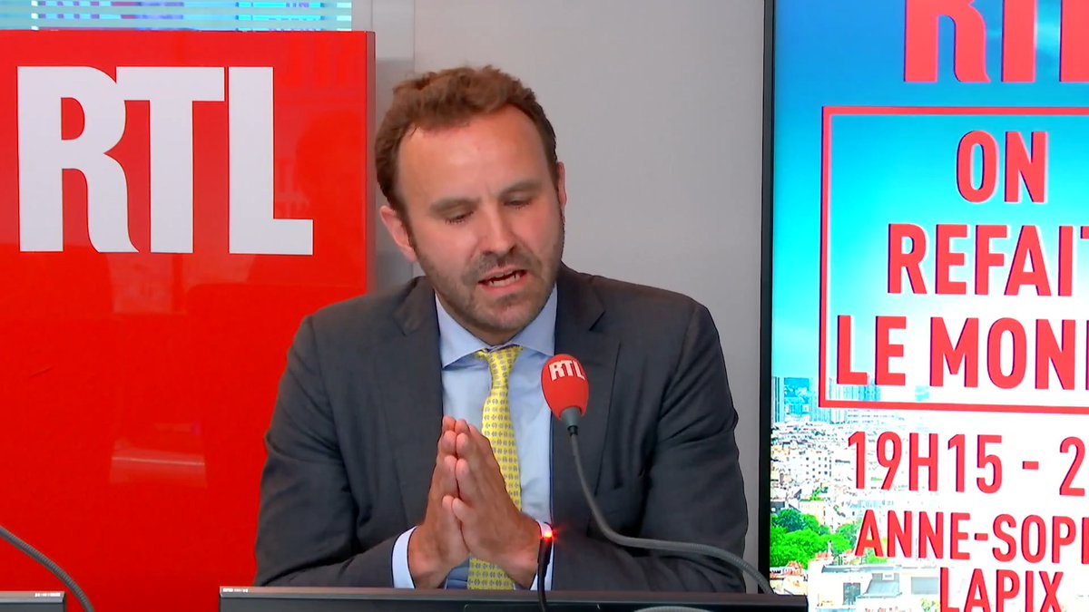 Supprimer les cotisations salariales ? "Si on supprime la moitié, cela fait 100 milliards d'euros. Au bout de 5 ans, il y a une augmentation de 22 à 25% du net" Antoine Foucher, président de Quintet Conseil et essayiste, au micro d'Anne-Sophie Lapix #OnRefaitLeMonde