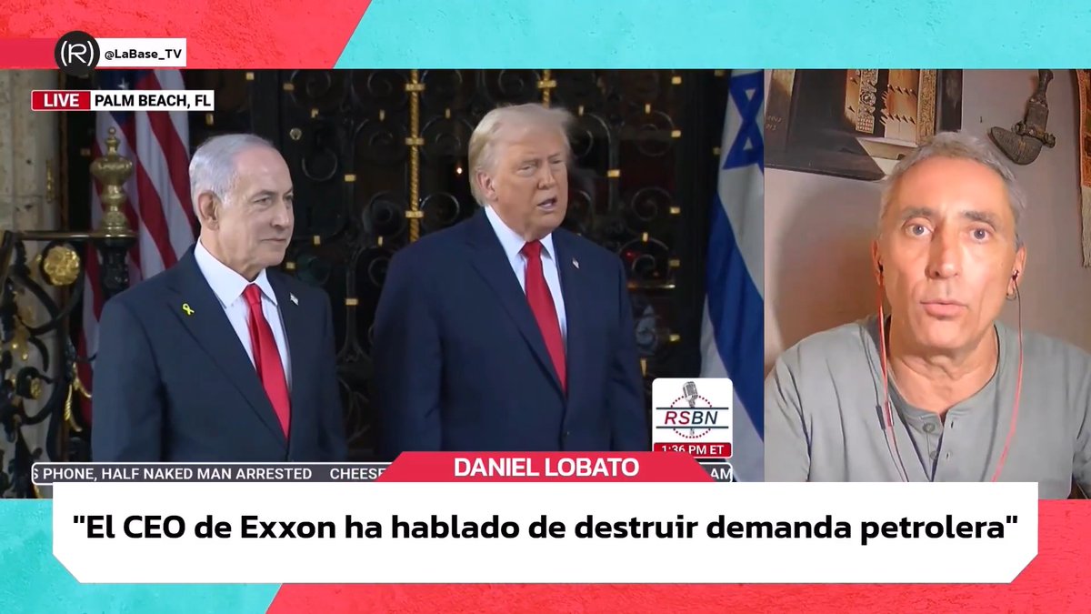 "Irán ha lanzado una amenaza de evacuación a todas las colonias israelíes del norte de Palestina, lo mismo que hace Israel tanto en Gaza como en Líbano. Irán está demostrando que no se anda ya con palabras vacías" Daniel Lobato𓂆 👇🏽 📺 LA BASE |