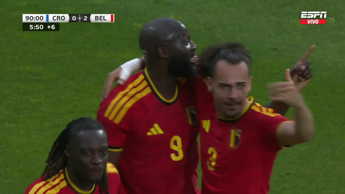 🚍 ¡UN COLECTIVO LLENO! Romelu Lukaku ¡a pura potencia! Así fue el 2-0 de Bélgica ante Croacia en el amistoso internacional. 📺 #ESPNMundial | #DisneyPlus Plan Premium