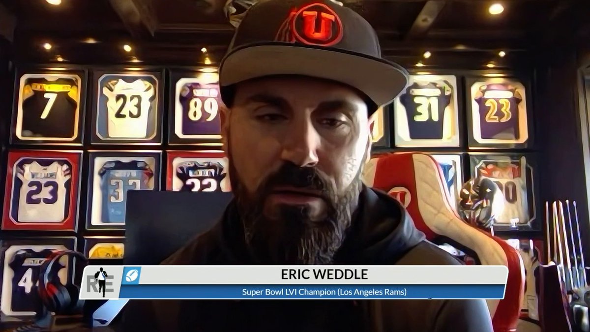 "He earns the respect of his players. ... He's one of a kind." —Eric Weddle on Rams head coach Sean McVay 👏 (via Rich Eisen Show)