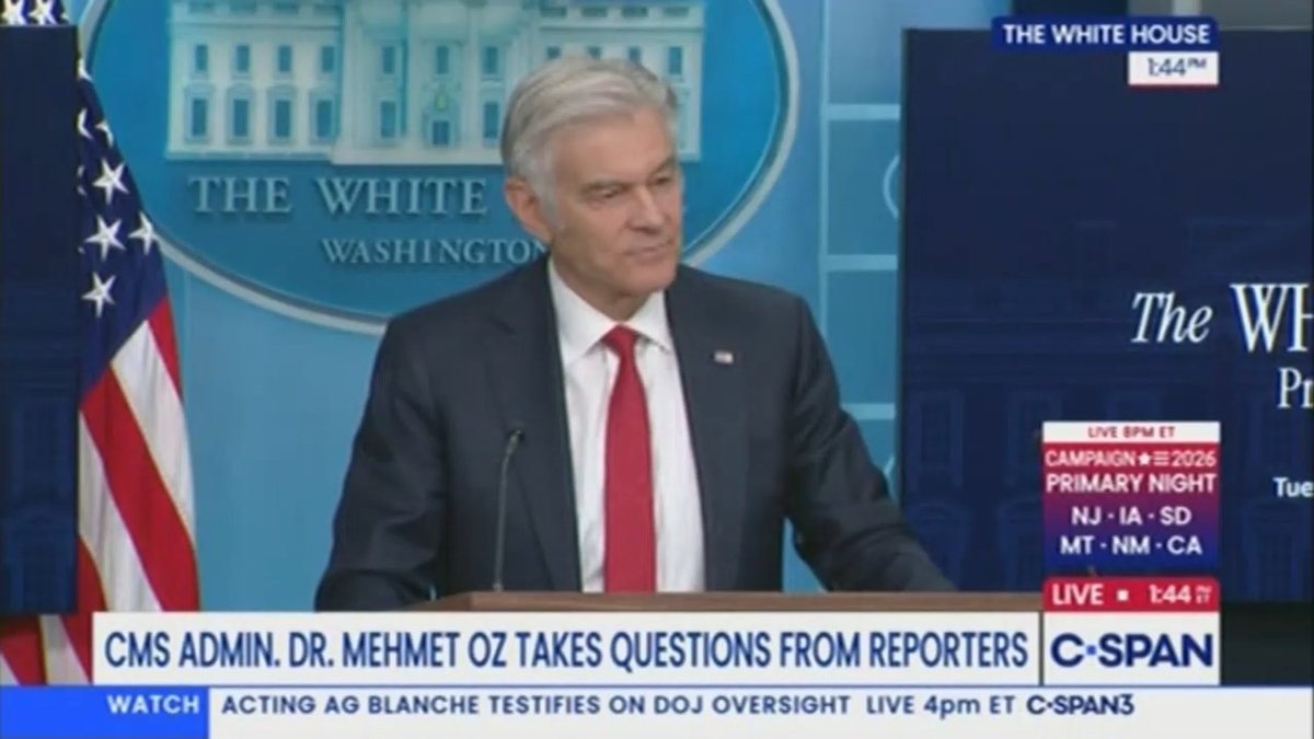 Q: If Trump is in such perfect health, why does he keep going back in for checkups? Dr. Oz: I think he likes the results. He does really well. He aces the test every single day.