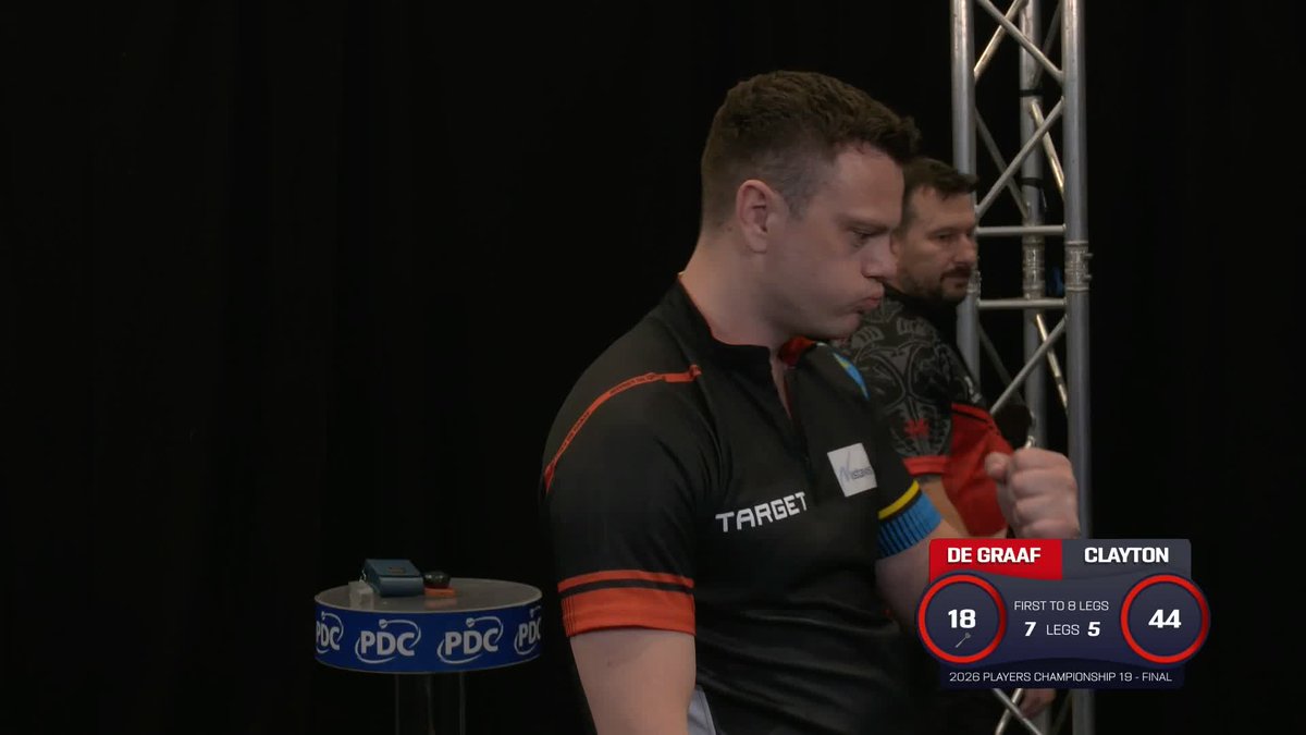 DE GRAAF WINS PC19 👑 What a performance to claim your second Players Championship title 😮‍💨💪 Jeffrey de Graaf defeats Jonny Clayton 8-5 - thanks to eight 180s and 57% on the doubles - to claim #PC19 glory in Milton Keynes!
