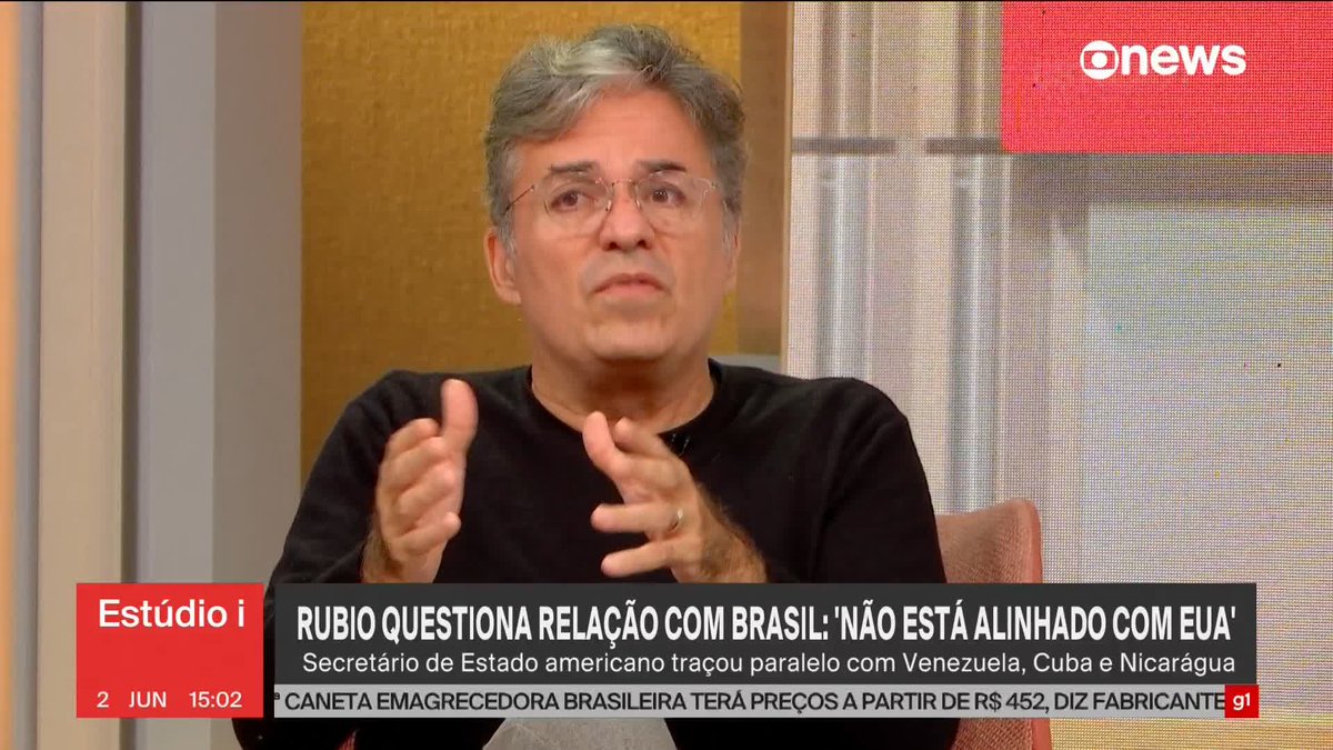 Ao Senado americano nesta terça-feira (2), o secretário de Estado Marco Rubio traçou um paralelo com Venezuela, Cuba e Nicarágua e questionou a relação do Brasil com os EUA. ➡ Assista à #GloboNews ao vivo: #Estúdioi