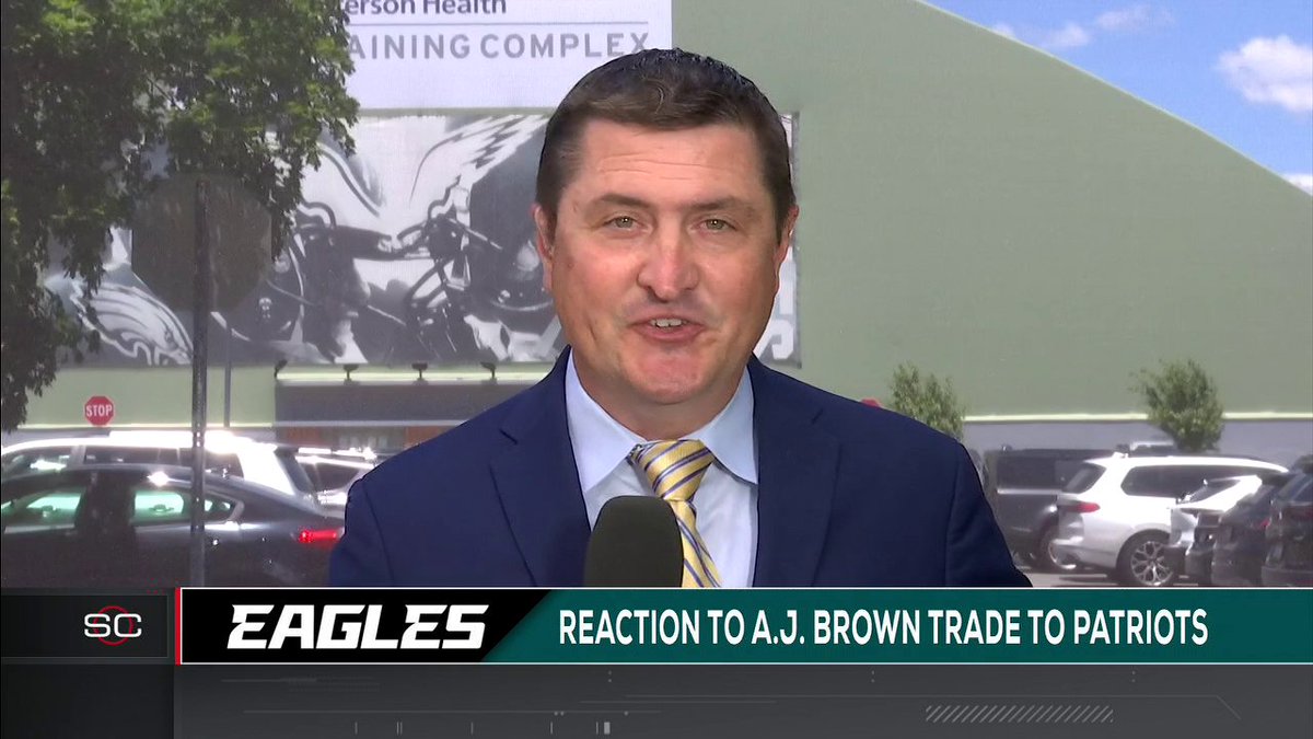 "It's almost like watching a city go through the stages of grief." —Tim McManus on A.J. Brown leaving Philly ✍️
