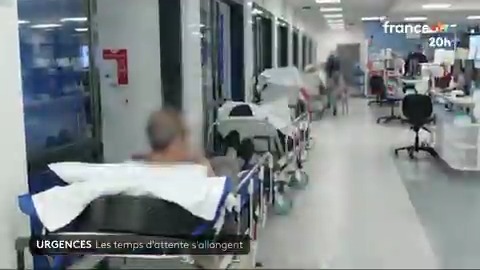 🏥 On attend une heure de plus aux urgences qu’il y a 10 ans avant d’être pris en charge : les délais ne cessent de s’allonger face à des services saturés. #JT20h