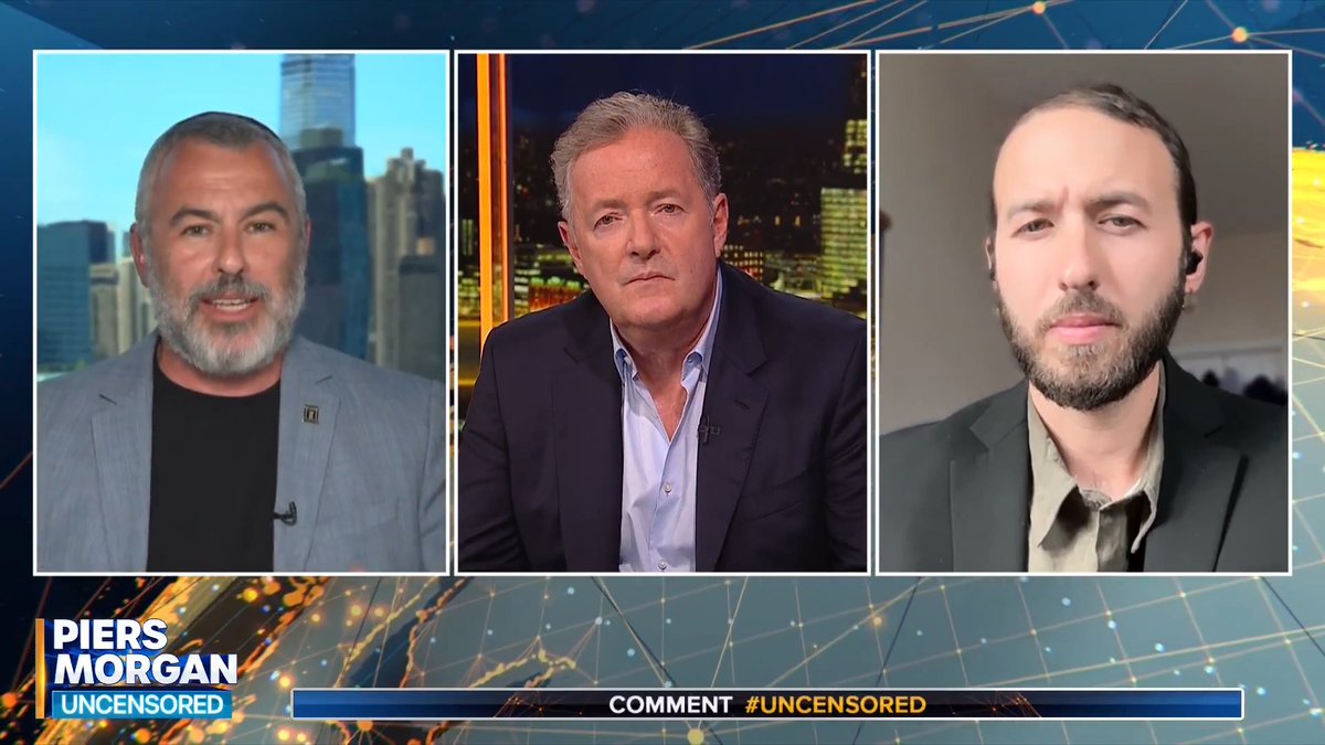 'She was physically abused... the video showed she wasn't accosting anybody!' Piers Morgan challenges Yishai Fleisher as he accuses Gaza Flotilla detainees of peddling a 'fraudulent narrative'. Watch more👇 📺 Piers Morgan | Yishai Fleisher يشاي ישי פליישר 🕎