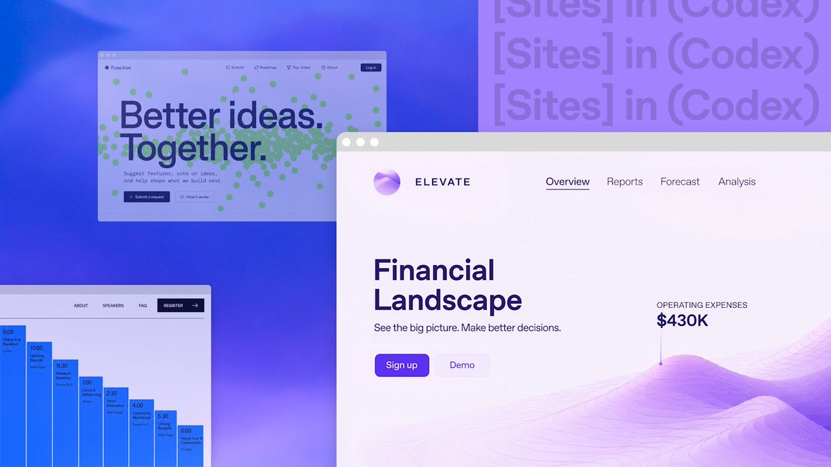 Role-specific plugins in Codex are built around the work teams actually do. Plugins for Data Analytics, Creative Production, and Product Design give Codex the tools and context to create reports, creative directions, and prototypes. Built and used by OpenAI teams.