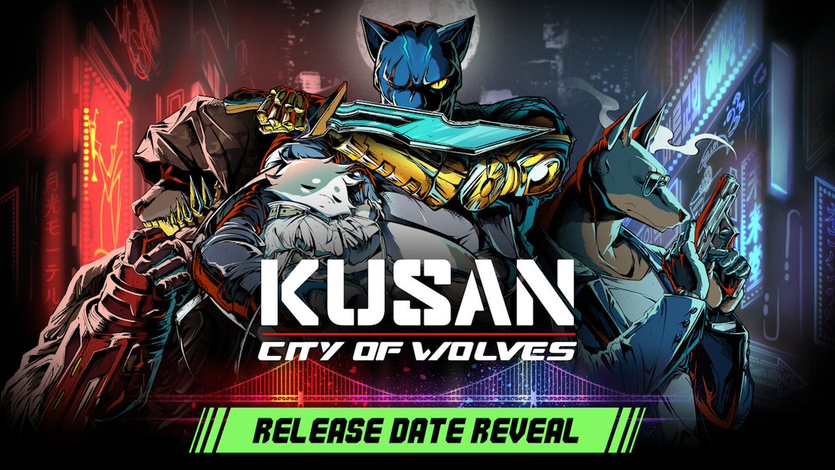 ⚠️ Content warning: violence The city stinks of corruption… 🐺🏙️🔥 Kusan: City of Wolves launches 30 July 2026. 📅🩸 Step into the neon-soaked streets of a city ruled by violence, corruption and chaos as Jin fights to tear it all down. Watch the explosive trailer now. 👊💥 👊 Smash through enemies 🗡️ Slash with precision 🔫 Shoot your way out alive Play the demo today on: 🖤 Steam 💙 PS5 💚 Xbox Series X|S ❤️ Nintendo Switch demo arriving soon… ⏳✨ Wishlist now and preorder physical editions: