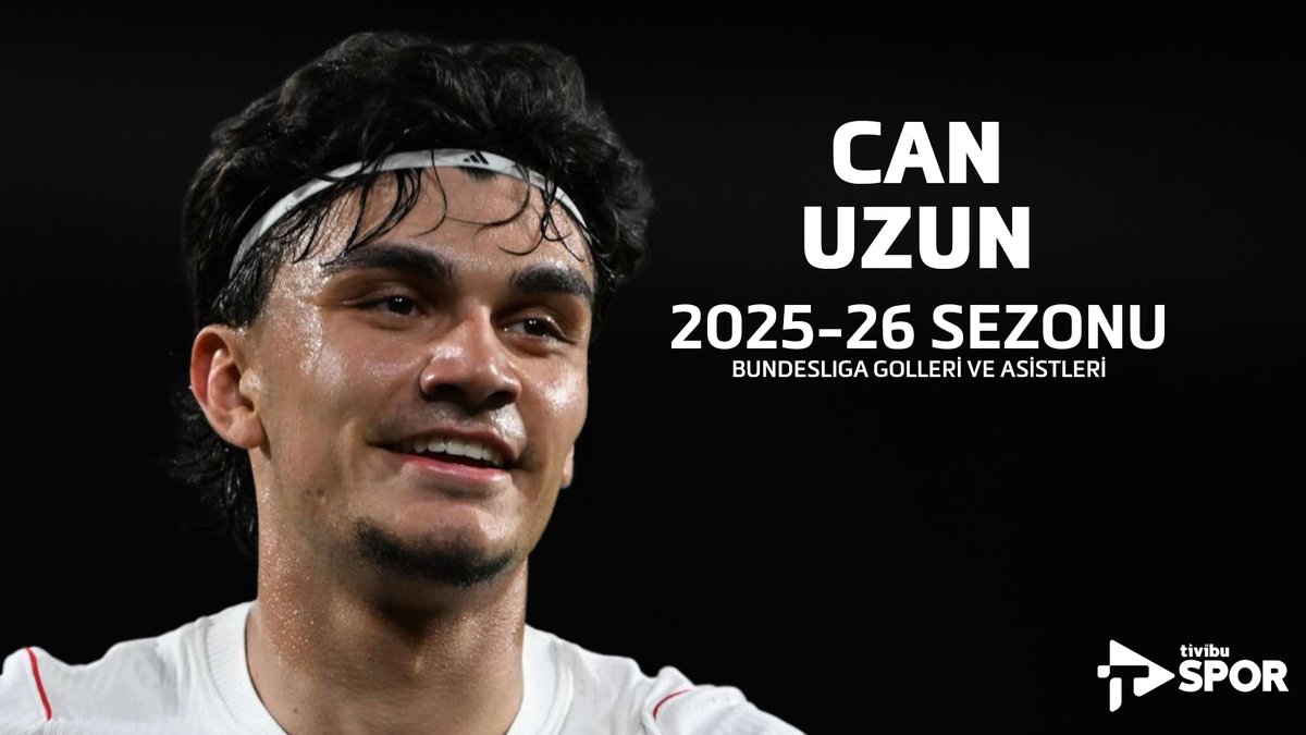 Galatasaray’ın gündeminde yer aldığı iddia edilen Can Uzun’un bu sezon Bundesliga’da yaptığı gol ve asistler.