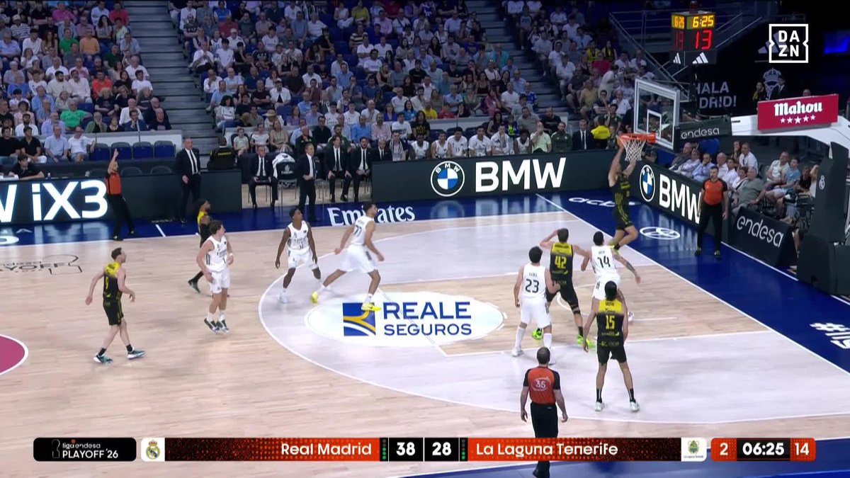 HASTA QUE SE SEQUE EL 'MALEDON' 😜🔥 ¡VAYA MATE DE LOCURA! 😱 Disfruta del mejor baloncesto por 4,99€ al mes: 📺 #LigaEndesaXDAZN 🏀