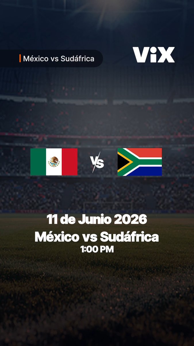 ¿Listo para el arranque de la Copa Mundial de la FIFA 2026? Disfruta del partido entre México y Sudáfrica con toda la cobertura que te mereces. Recuerda que con tu suscripción y el Pase Mundial tienes acceso a los 104 partidos del torneo en un mismo lugar. ¡Sin perderte nada!