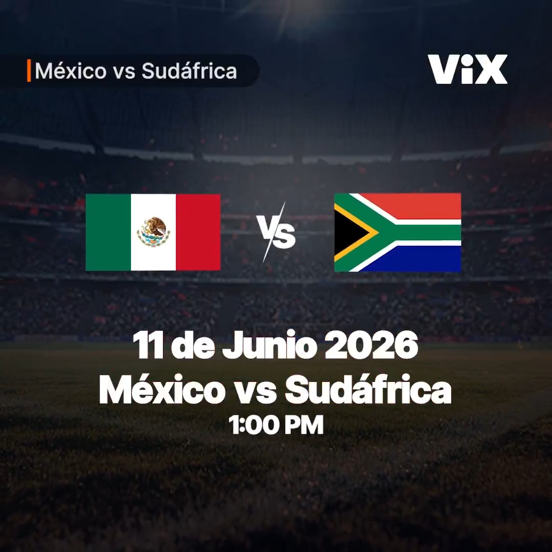 ¿Listo para el arranque de la Copa Mundial de la FIFA 2026? Disfruta del partido entre México y Sudáfrica con toda la cobertura que te mereces. Recuerda que con tu suscripción y el Pase Mundial tienes acceso a los 104 partidos del torneo en un mismo lugar. ¡Sin perderte nada!