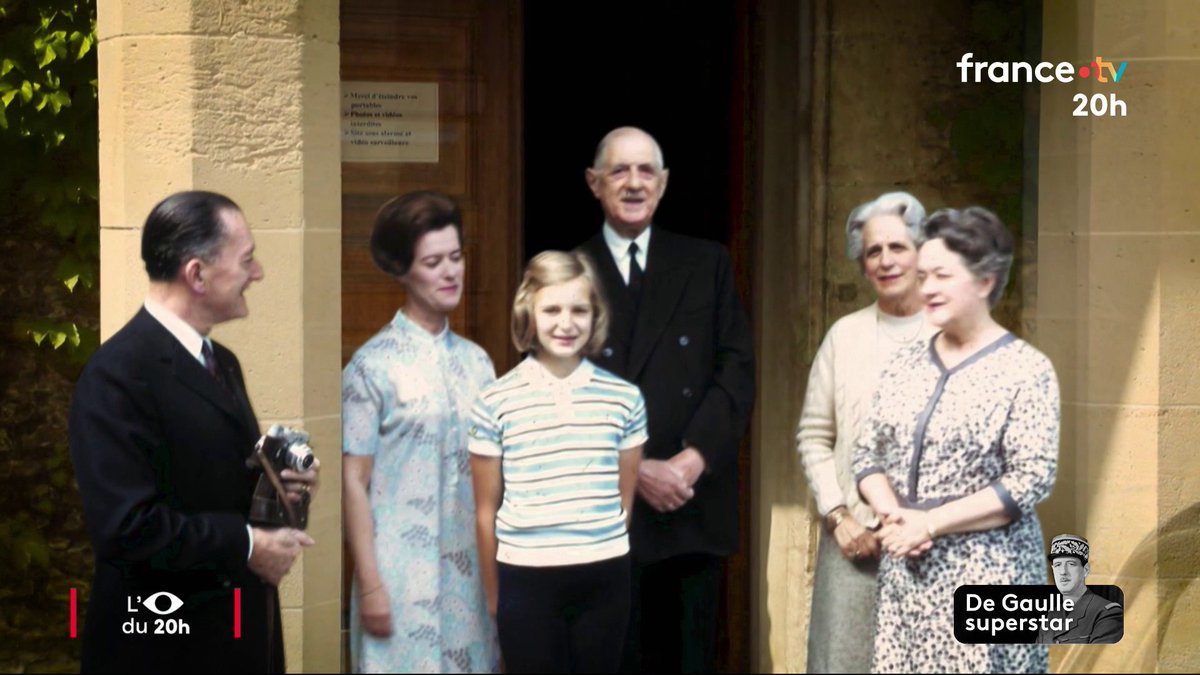 🇫🇷⚡️ De Gaulle, un héritage familial compliqué. Au cœur de la bataille : la Boisserie, demeure historique du général avec des héritiers en désaccord sur la vente et politiques qui s’en mêlent. #JT20h