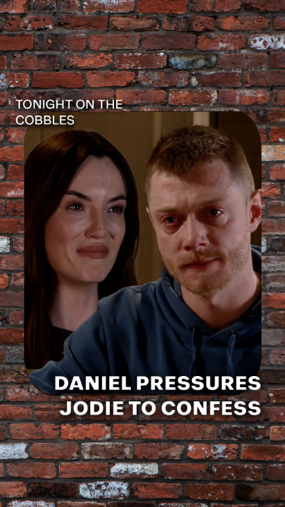 Daniel finds out Jodie's secret 😳 #Corrie