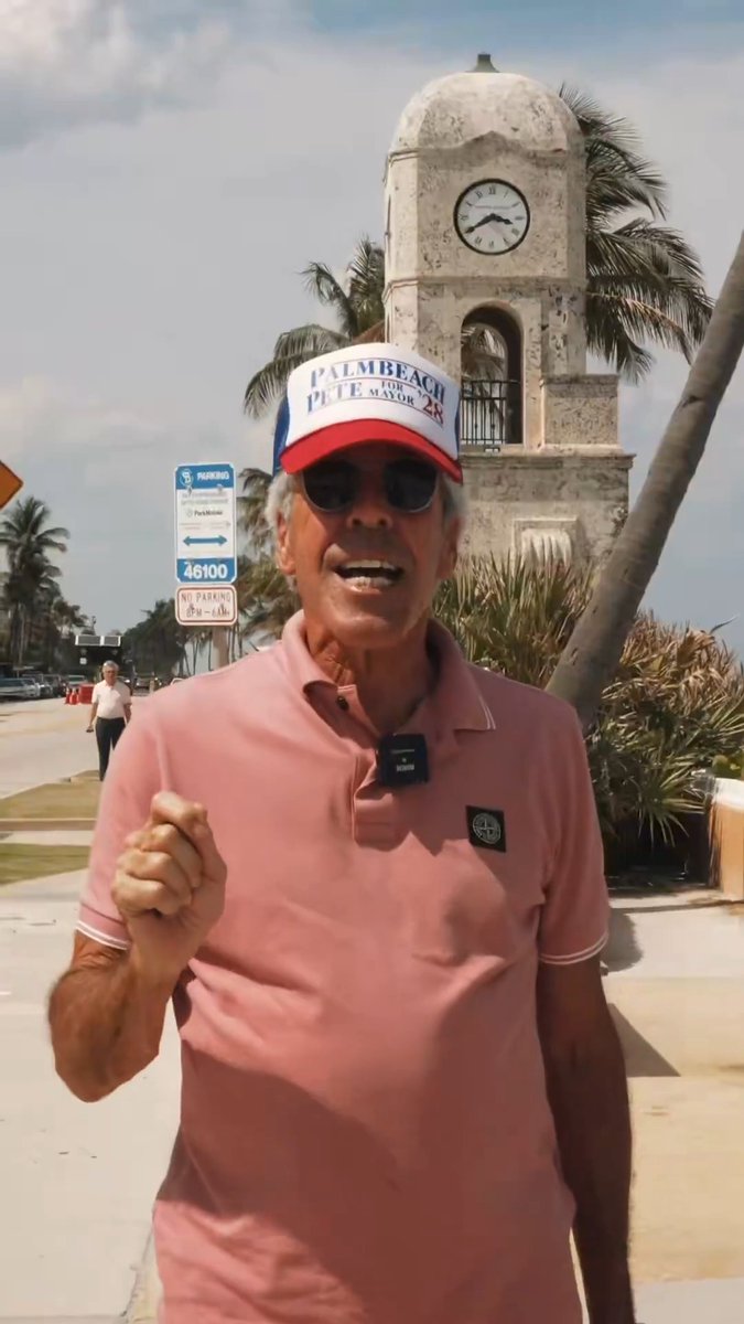 🔥🚨LATEST: Palm Beach Pete just released his first ad for his bid to become mayor of Palm Beach. His life is moving very fast.