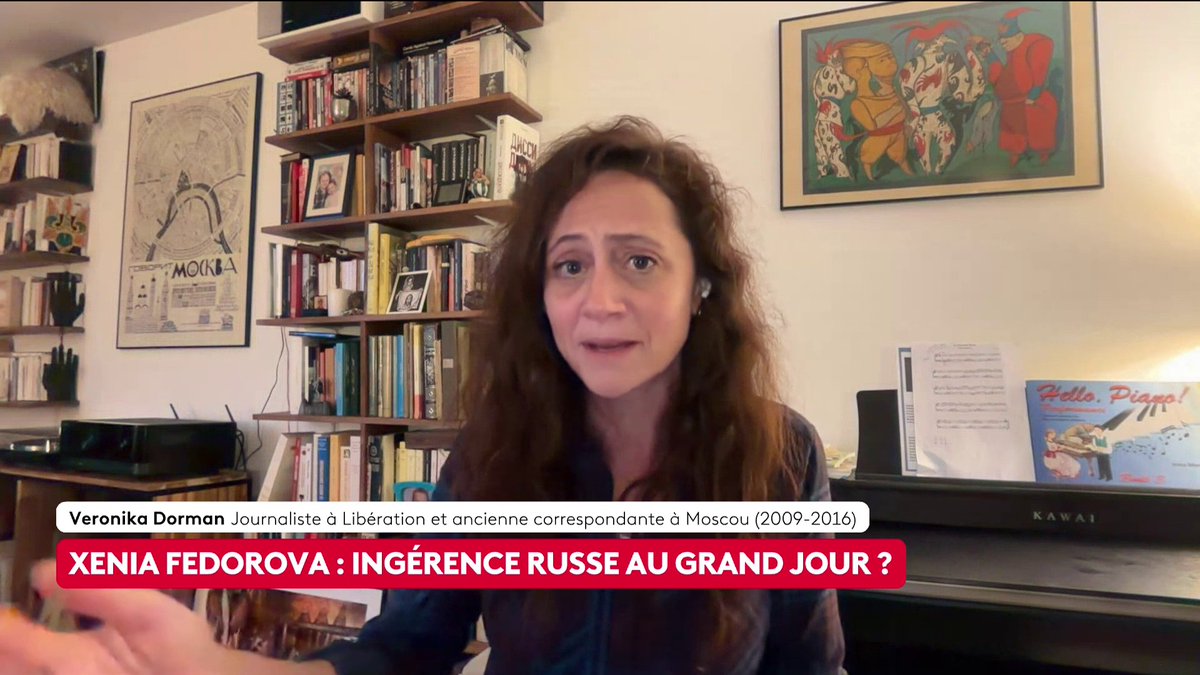 🔴 🗣️ "C'est une personne qui est venue en France, envoyée par une chaîne de télévision d'État payée par le Kremlin", rappelle Veronika Dorman, journaliste à Libération, à propos de l'ex-dirigeante de RT France Xenia Fedorova. Loïc de La Mornais #SurLeTerrain #Canal16