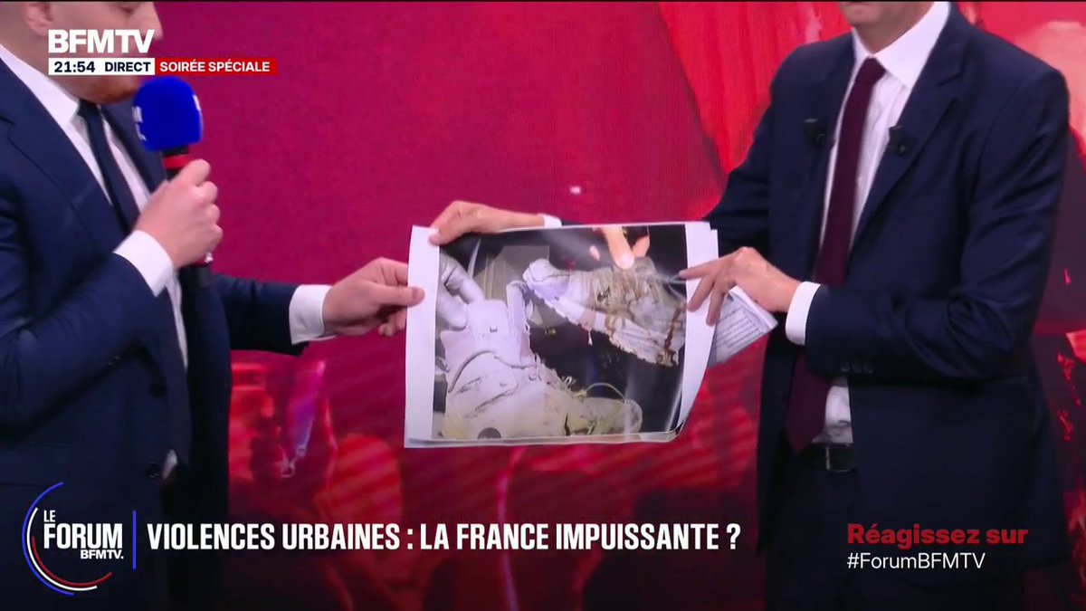 Violences urbaines: Matthieu Valet, député européen RN, détaille des blessures chez les forces de l'ordre #ForumBFMTV