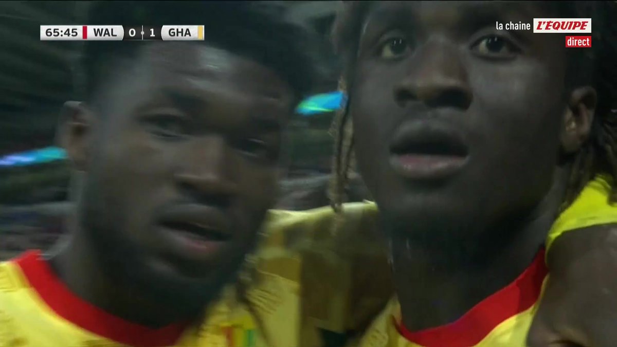 La fusée Ernest Nuamah a l’air d’être en forme à quelques jours du début de la Coupe du Monde 🚀🇬🇭 (🎥 la chaine L'Équipe)