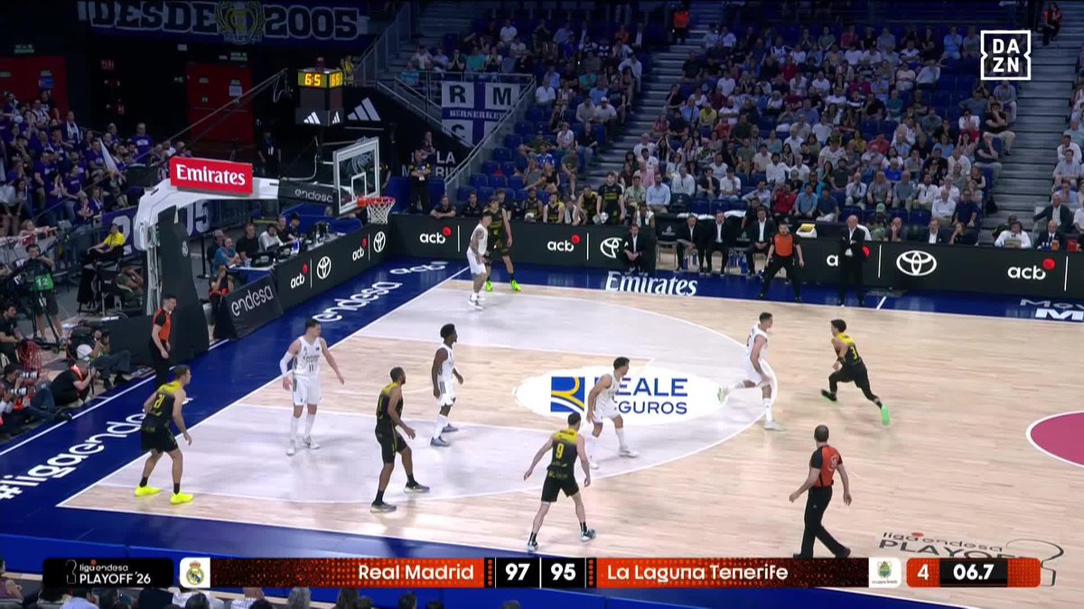 ESTO ES UNA LOCURA. LA LAGUNA TENERIFE GANA AL REAL MADRID CON UNA REMONTADA IMPOSIBLE 🤯🔥 Perdían de 7 puntos faltando 53 segundos 😮‍💨 #LigaEndesaxDAZN 🏀