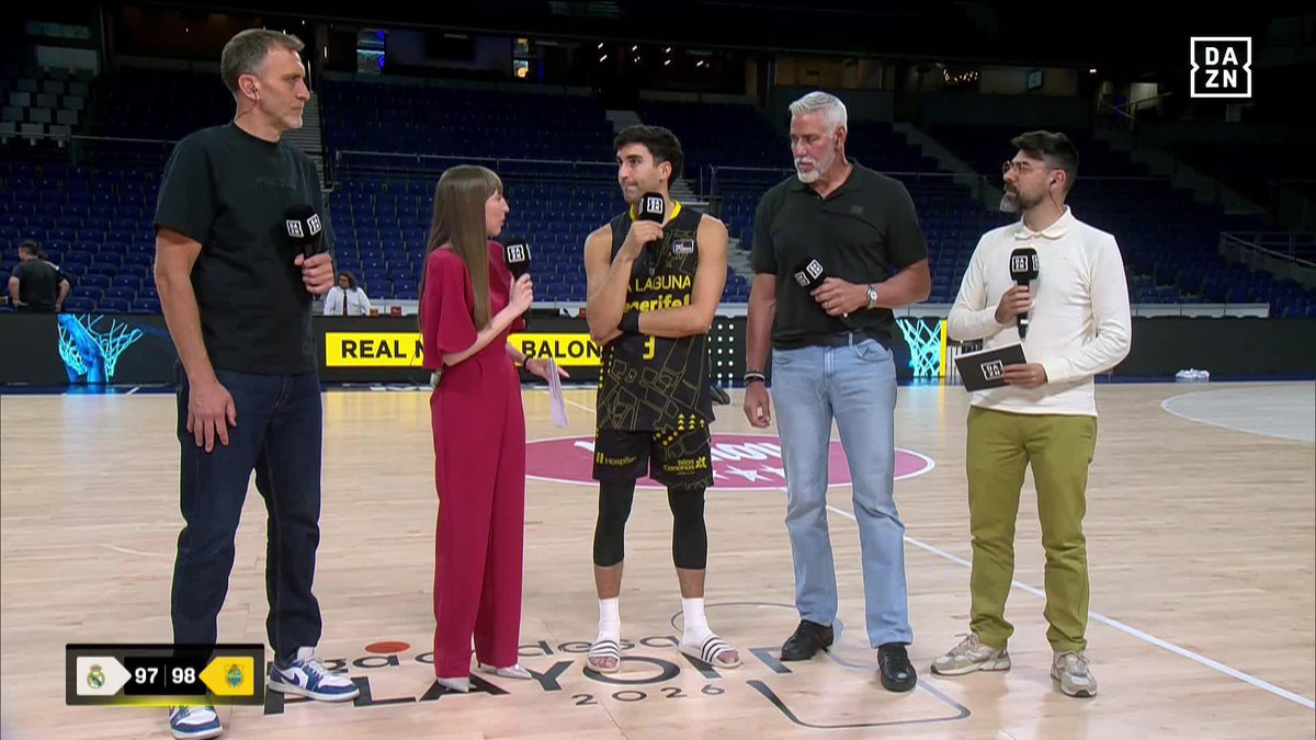 "El míster está teniendo demasiada confianza en mí en los últimos tiros" 😂 Jaime 'el humilde' Fernández tras el triple ganador contra el Real Madrid #LigaEndesaxDAZN 🏀