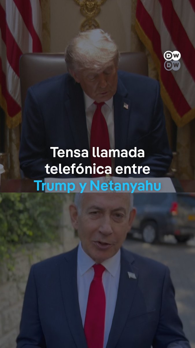 Trump a Netayanhu: "Estás jodidamente loco. Si no fuese por mí, estarías en la cárcel". Funcionarios estadounidenses han revelado al medio Axios que el presidente Trump reprendió con dureza al primer ministro israelí Netanyahu por continuar los ataques en el Líbano.