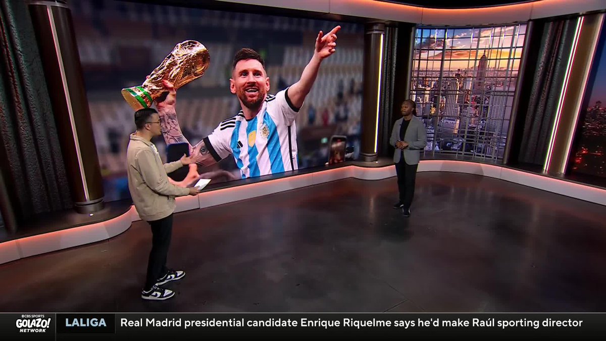 “He is playing for just pure legacy and to just own football.” Michael Lahoud and Chris Wittyngham discuss Lionel Messi’s lasting impact at Argentina 💪🇦🇷