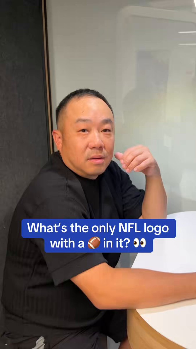 What’s the only NFL logo with a 🏈 in it? 👀
