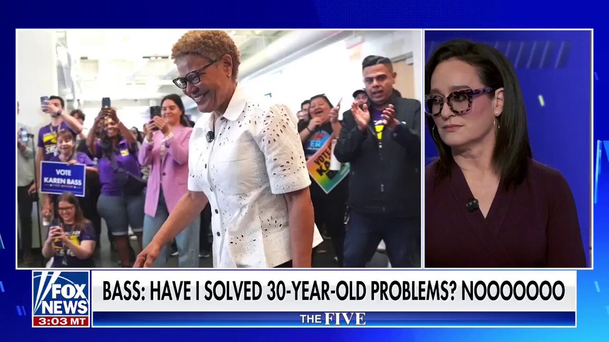 .GregGutfeld DESTROYS Kathy Griffin for stumping with Karen Bass ahead of the L.A. Mayor's race. "She is a microcosm for the city of Los Angeles itself: under disrepair." Can Spencer Pratt pull off the upset?