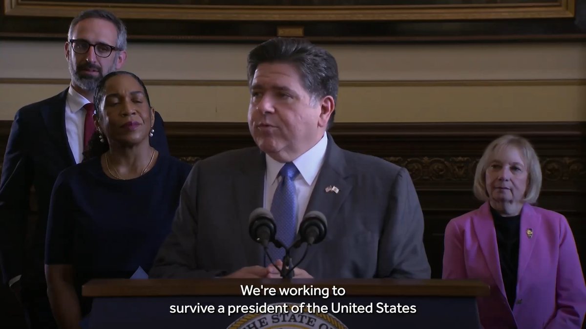 Trump and the Republican Congress are costing Illinois over $8 billion. Money for your schools, roads, and hospitals is being used to fund ICE, tax cuts for the wealthy, and a golden ballroom. Here in Illinois, we're persevering to help working families and deliver real relief.