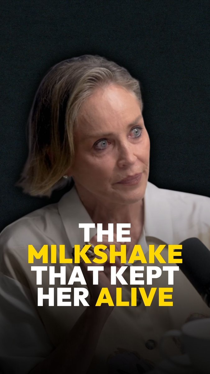 After a brain hemorrhage left Sharon Stone fighting for her life, she couldn't eat. Her father asked her to think of one thing she could stomach. "A vanilla milkshake." What he did next still brings her to tears years later.