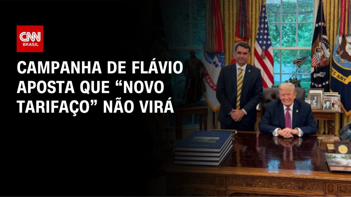 Campanha de Flávio Bolsonaro se mobiliza e diz que novo tarifaço não virá; assista #CNNPrimeTime