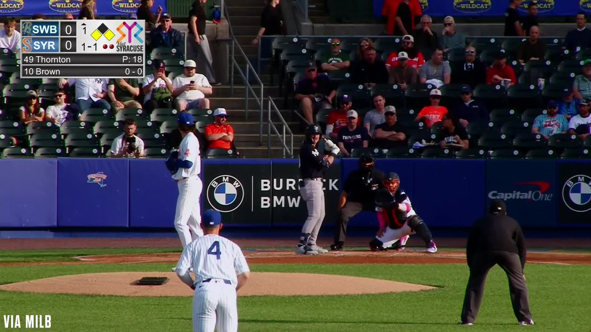Francisco Alvarez got Zach Thornton his first strikeout of the night via an ABS challenge (and walked off the field right away 😂)