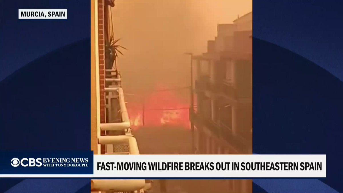 A fast-moving wildfire in Spain has forced evacuations and prompted officials to call in military support as crews work to contain the flames.