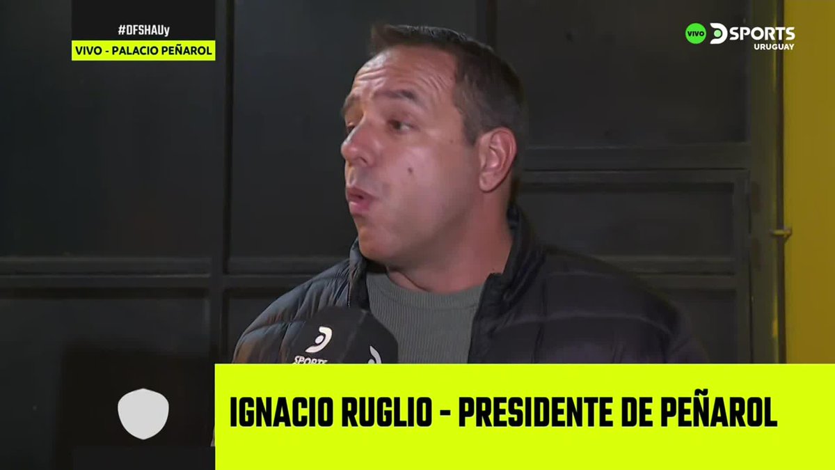 "NADIE VINO A PEDIR LA SALIDA DE DIEGO AGUIRRE" Ignacio Ruglio, presidente de Peñarol, mostró su respaldo al entrenador uruguayo. Darío Alberti en #DFSHAUy
