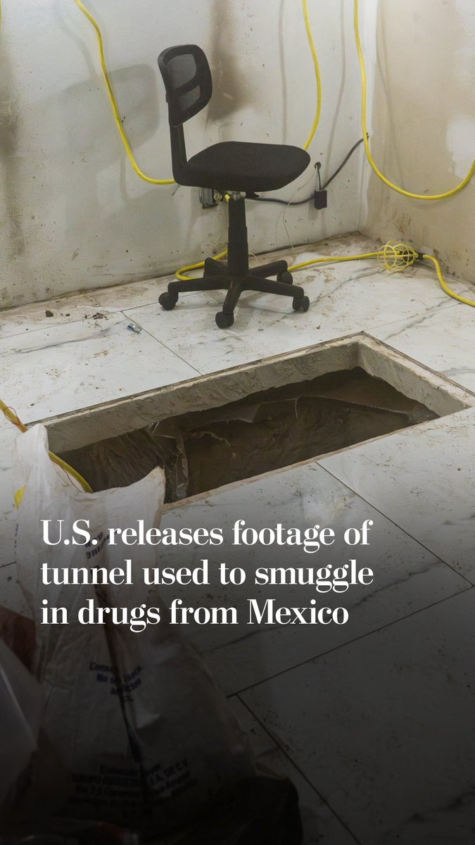 U.S. authorities said they uncovered a “sophisticated” tunnel used to smuggle drugs into the U.S. from Mexico. The discovery came after a months-long Homeland Security investigation in San Diego.