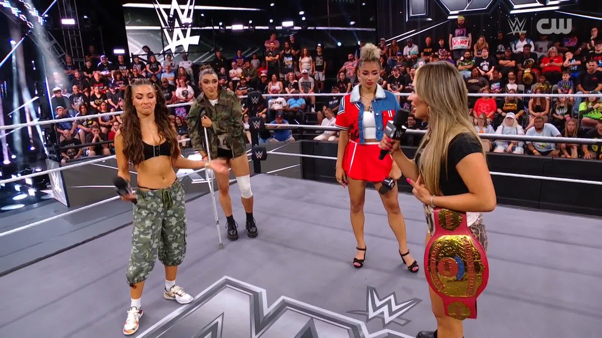 WOW! 🔥 Kendal Grey and Kelani Jordan will compete NEXT WEEK in a No. 1 Contender's Match for Valerie Loureda's NXT Women's Title!!