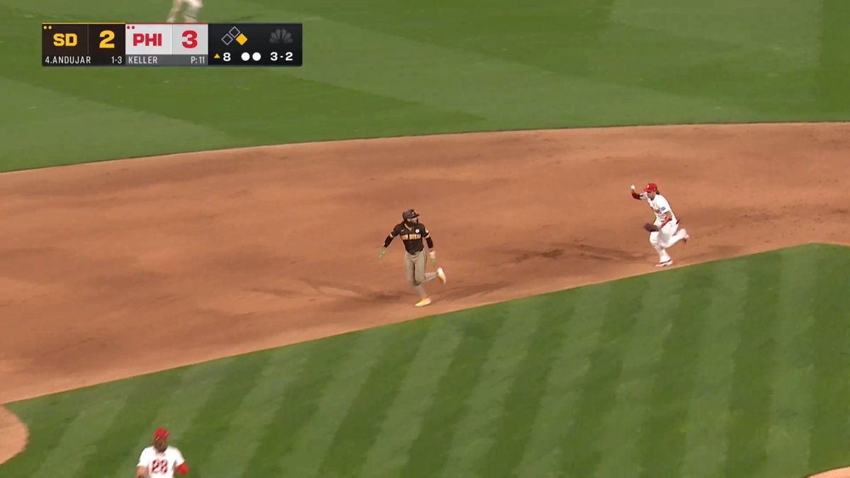 ALEC BOHM JUST COMPLETELY DUPED FERNANDO TATIS JR. WHAT A PLAY BY BOHMER