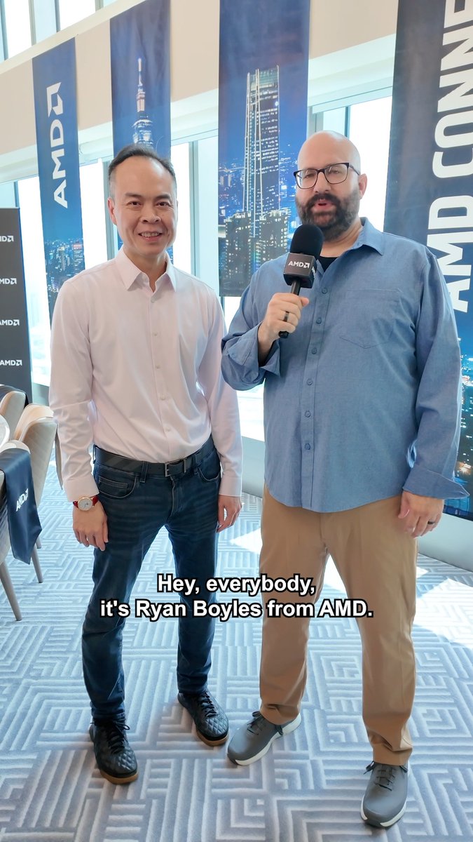 💡Innovate. Create. Invent. That’s the spirit behind AMD University Program (AUP) in Taiwan. On Overheard at Computex, Jack Huynh walks through the AUP, and how we provide students, researchers, and educators greater access to the technologies shaping the future of computing. That means resources like: • AI & HPC Clusters • FAR Research grants • Low-cost dev kits But access is only the beginning. With Ryzen AI Max and our open AI development ecosystem, users can enable ROCm across the entire platform. This means more students building intelligent apps, developing advanced robotics, and exploring the full potential of AI. The most exciting breakthroughs won’t come from a single company. They will come from millions of curious minds pushing the boundaries of what’s possible. From Taiwan and beyond, the future of AI will be built by the next generation of innovators. AMD is here to put the right tools in their hands.