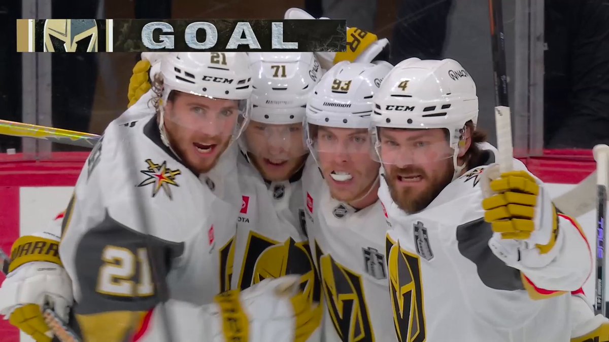 William Karlsson puts the Vegas Golden Knights in front! 🔥 #StanleyCup 🇺🇸: ABC 🇨🇦: Sportsnet &amp; TVA Sports