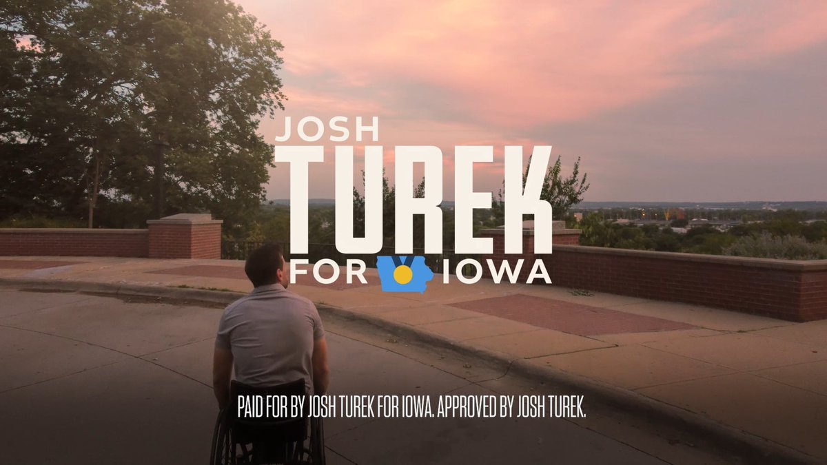 My name is Josh Turek. I am a 2-time gold medalist, 4-time Paralympian in wheelchair basketball, one of the first permanently disabled members of the Iowa House, and I am honored to be Iowa's Democratic nominee for United States Senate. If you are ready to push for change, join me: