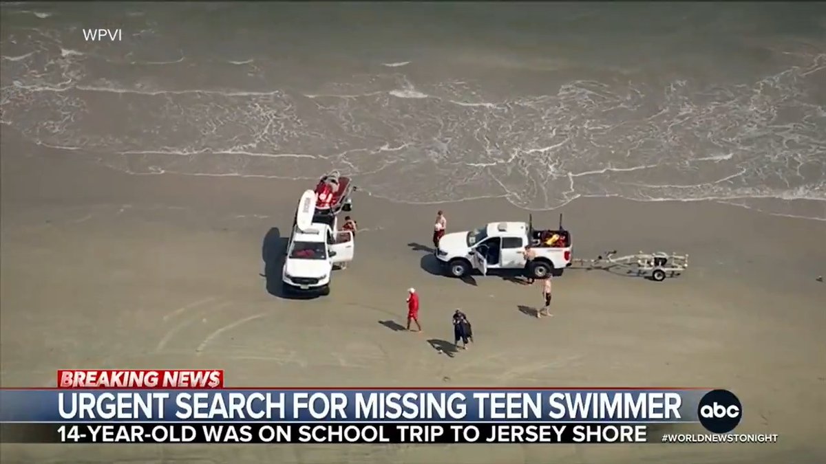 A desperate search is underway along the Jersey Shore for a missing teen with special needs who disappeared while swimming. The incident comes less than a week after a 12-year-old died during a school rafting trip in Pennsylvania.