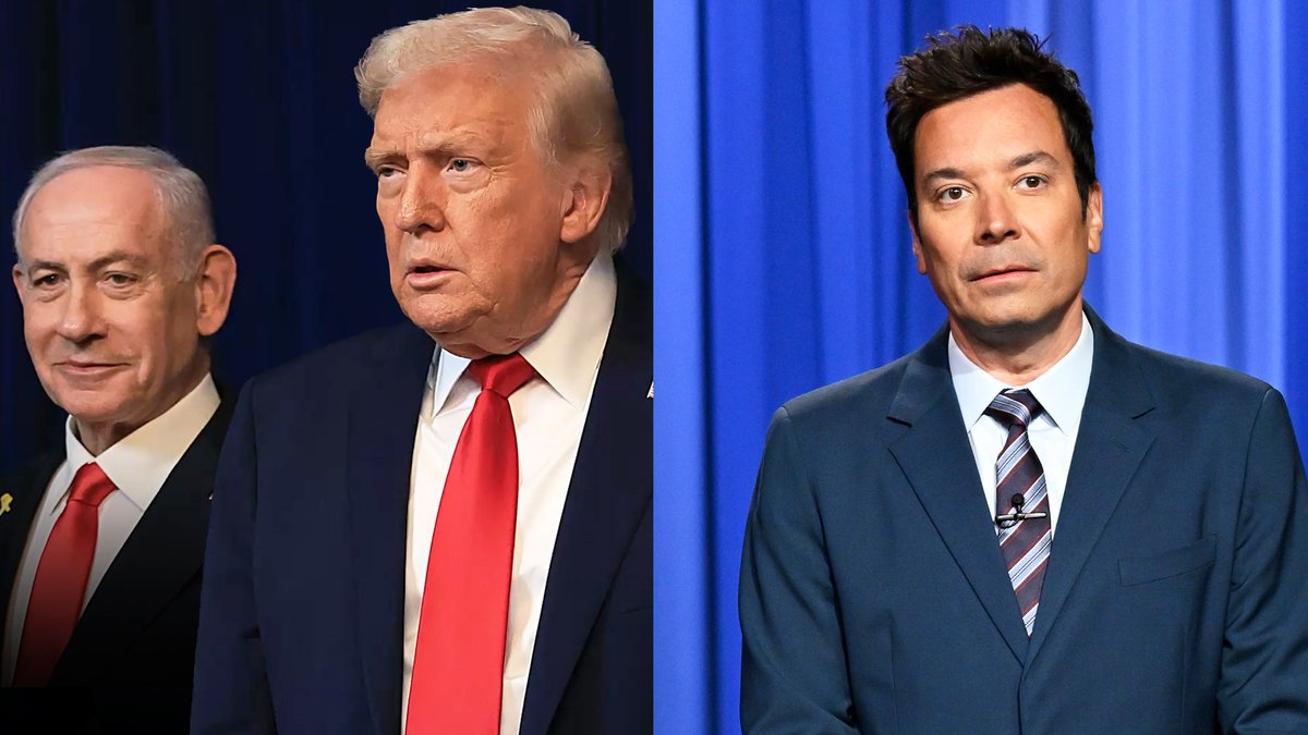 During a recent call with Benjamin Netanyahu, Trump told the Israeli prime minister “you’re f***ing crazy.” That’s like Pete Hegseth telling Kash Patel, “no, YOU’RE drunk.” #FallonTonight