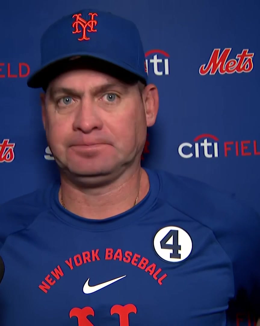 Carlos Mendoza was asked if he thinks the Mets are in too deep of a hole to climb out of "I don't think so, but we've got to start playing better - that's the bottom line"