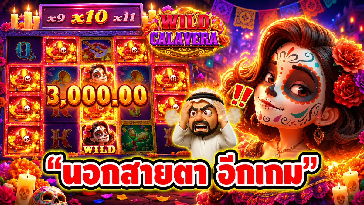 "นอกสายตา อีกเกม" ------------------------------------- ติดตามและพูดคุยกับบัง➤ #บังนูรูน #สล็อตpg #สล็อตออนไลน์ #เกมwild calavera