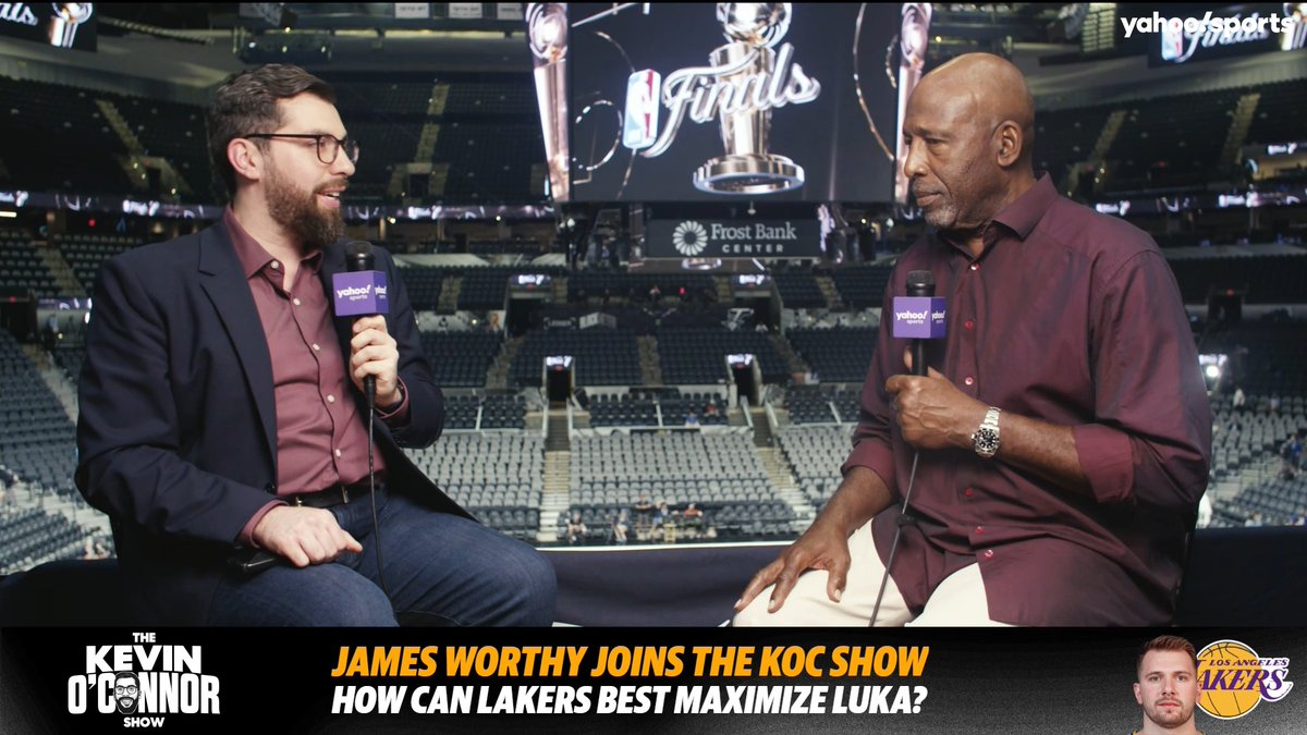 "He's [LeBron James] a max player. The question is he willing to not be a max player and take less." Hall of Famer James Worthy joins Kevin O'Connor to discuss whether LeBron will return to the Lakers 👀 (via The Kevin O'Connor Show)