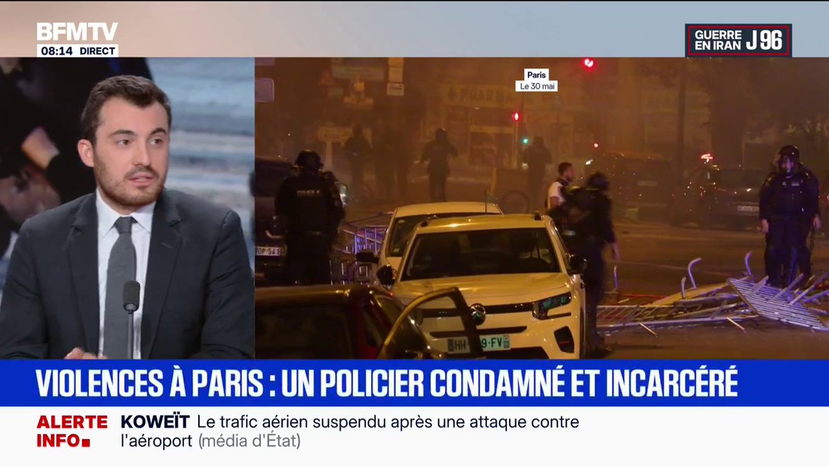 ÉDITO - Débordements après le sacre du PSG: "Voir que seul un policier dort derrière les barreaux, ça envoie un message à l'opinion publique qui n'est pas le meilleur"