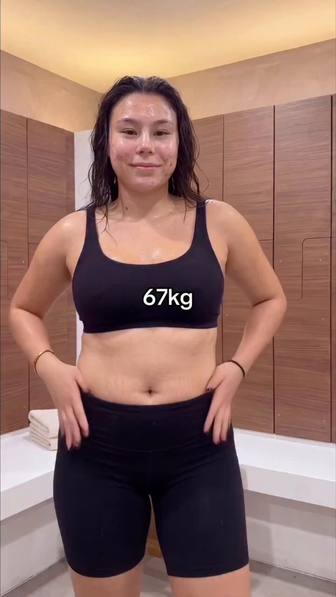 Bir kadın, 67 kilodan 49 kiloya düştüğündeki değişimini paylaştı.