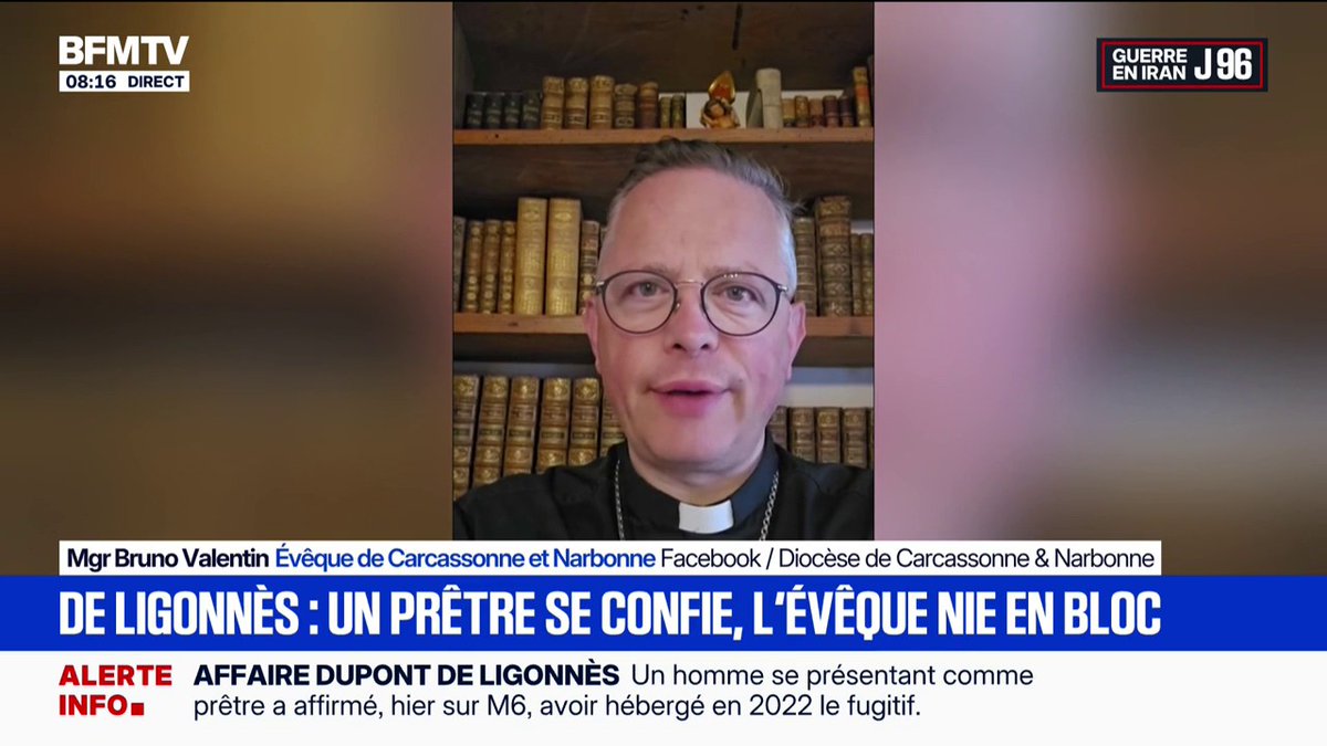 💬 "Jamais personne ne m'a contacté" L'évêque de Carcassonne dénonce une séquence "trompeuse" après les révélations "d'un homme se présentant comme prêtre" dans l'affaire Xavier Dupont de Ligonnès