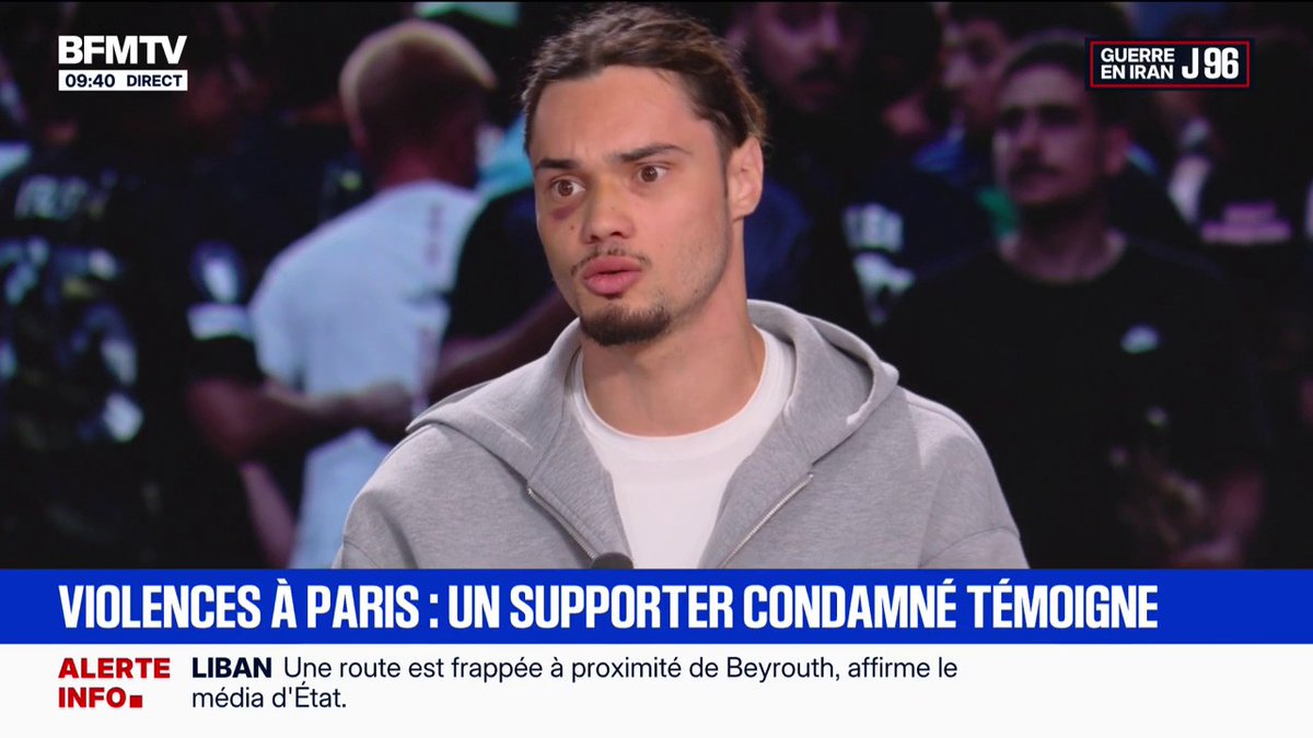 Débordements après le sacre du PSG: un supporter condamné dénonce des "tabassages" de la police et un "déferlement" d'insultes "racistes"