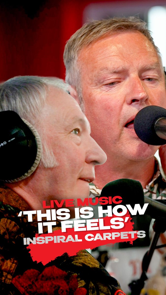 Inspiral Carpets perform classic 'This Is How It Feels' live on the Chris Evans Breakfast Show 🎶 Their new song Drag The Bag is our Track of the Week ⭐️ Inspiral Carpets Clint Boon